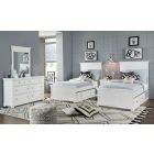 Legacy Classic Kids Canterbury Panel Bedroom Set, Full in Natural White