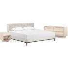 Four Hands Easton Newhall Bedroom Set Plushtone Linen - King