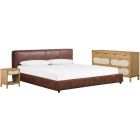 Four Hands Aidan Bedroom Set in Vintage Tobacco - Queen