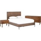 Four Hands Fulton Trey Bedroom Set Auburn Poplar - Queen