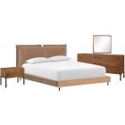 Four Hands Easton Inwood Bedroom Set Surrey Taupe - Queen