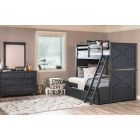 Legacy Classic Kids Flatiron Black Twin/Twin Bunk Bedroom Set