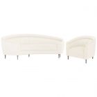 Interlude Home Capri Sofa Set in Dune