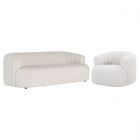 Four Hands Elliana 92" Sofa Set - FIQA Boucle Natural