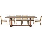 Four Hands Ashwin Dining Set - Brown Oak