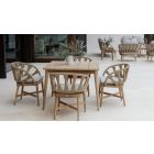 Skyline Design Krabi Square Dining Set - Grade A Teak