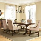 Liberty Furniture Armand Trestle Dining Set in Antique Brownstone