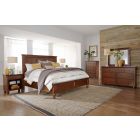 Aspenhome Cambridge Panel Bedroom Set - Brown Cherry #451