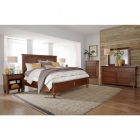 Aspenhome Cambridge Panel Bedroom Set - Brown Cherry #451