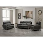 Barcalounger Hartman Power Reclining Sofa Set with Power Head Rests, Homerun Dark Gray (INPROASE24)