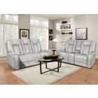 Barcalounger Sanibel Sofa Set with Power Recline, Power Head Rests & Power Lumbar - Rainer Dove