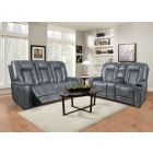 Barcalounger Sanibel Sofa Set with Power Recline, Power Head Rests & Power Lumbar (Lay Flat) - Rainer Storm