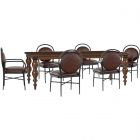 Fairfield BD Collection Cooper Dining Set in English Honey