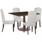 Fairfield Chair BD Collection Ava Dining Set with Estelle Base in English Honey