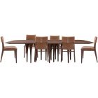 Uultis Pin 118" 16L Dining Set MH9020 149-Walnut 50082457