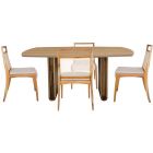 Uultis Neon Dining Set MH9058 68" 148-Teak 50080407