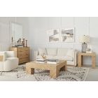 A.R.T. Furniture Cassat Sofa Set in Okla Snow, Washed Oak