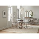 Hooker Furniture Boheme Ascension 60in Zinc Round Dining Set in Brown