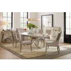 Hooker Furniture Elixir 80in Rectangular Dining Set in Grey