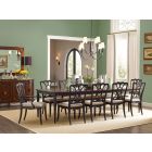 Hooker Furniture Charleston Rectangle Leg Dining Set with 2-22" Leaves in Black Cherry #75310-97