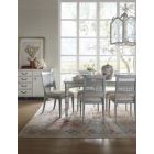 Hooker Furniture Charleston Rectangle Dining Set with 1-20" Leaf in White Heron