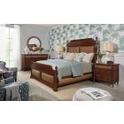 Hooker Furniture Charleston King Panel Bedroom Set in Maraschino Cherry