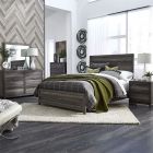 Liberty Furniture Tanners Creek Twin Panel Bedroom Set in Greystone