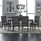 Liberty Furniture Tanners Creek 72" Rectangular Leg Dining Set in Greystone #C6501S