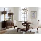 Hooker Furniture Bella Donna Round Pedestal Dining Set in Caviar