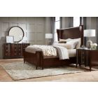 Hooker Furniture Bella Donna King Panel Bedroom Set in Caviar