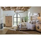 Hooker Furniture Vineyard Row King Panel Bedroom Set in Sonoma