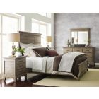 Kincaid Furniture Plank Road Jessup Panel Queen Bedroom Set in Stone