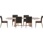 Essentials For Living Bella Antique Hayes Extension Dining Set 5144.SAB/WAL