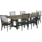 Kincaid Furniture Mill House 96" Sigmon Trestle Dining Set 860-638A-860-639A