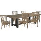 Kincaid Furniture Mill House 96" Sigmon Trestle Dining Set 860-638-860-639