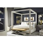 Vanguard Thom Filicia Home Eastwood Cal King Canopy Bedroom Set - Kenworth Pearl (154372) Grade#22