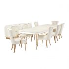 AICO Michael Amini La Rachelle Rectangular Dining Set