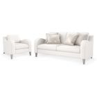 Caracole Victoria Sofa Set Sparkling Argent