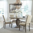 Liberty Furniture Westfield Round Pedestal Dining Set in Havana Brown #C6501S