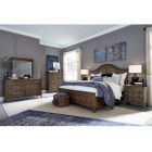 Magnussen Bay Creek Panel Bedroom Set with Storage Rails, California King | Unlimited Furniture