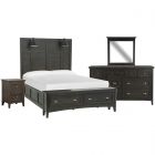 Magnussen Westley Falls Lamp Panel Storage Bedroom Set, California King | Unlimited Furniture