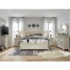 Magnussen Bronwyn Sleigh Bedroom Set with Shaped Footboard, Queen | Unlimited Furniture