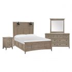 Magnussen Paxton Place Lamp PanelBedroom Set with Regular Rails, Queen | Unlimited Furniture