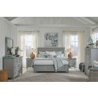 Magnussen Charleston Panel Storage Bedroom Set in Harbor Gray, Queen