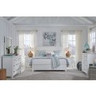 Magnussen Charleston Panel Bedroom Set in White Dove, Queen