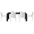 Moe's Home Collection Post Small Dining Set in Black