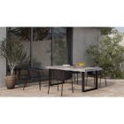 Moe's Home Collection Jedrik Large Outdoor Dining Set in Dark Grey