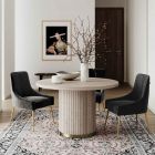 TOV Furniture Chelsea Oak Round Dining Set