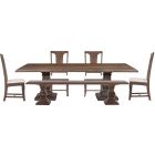 Home Trends & Designs Nimes 84" Dining Set in Weathered Mango