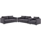 Luonto Furniture Fantasy Sofa Sleeper Set Rene 04 / 217/6 Chrome - Level